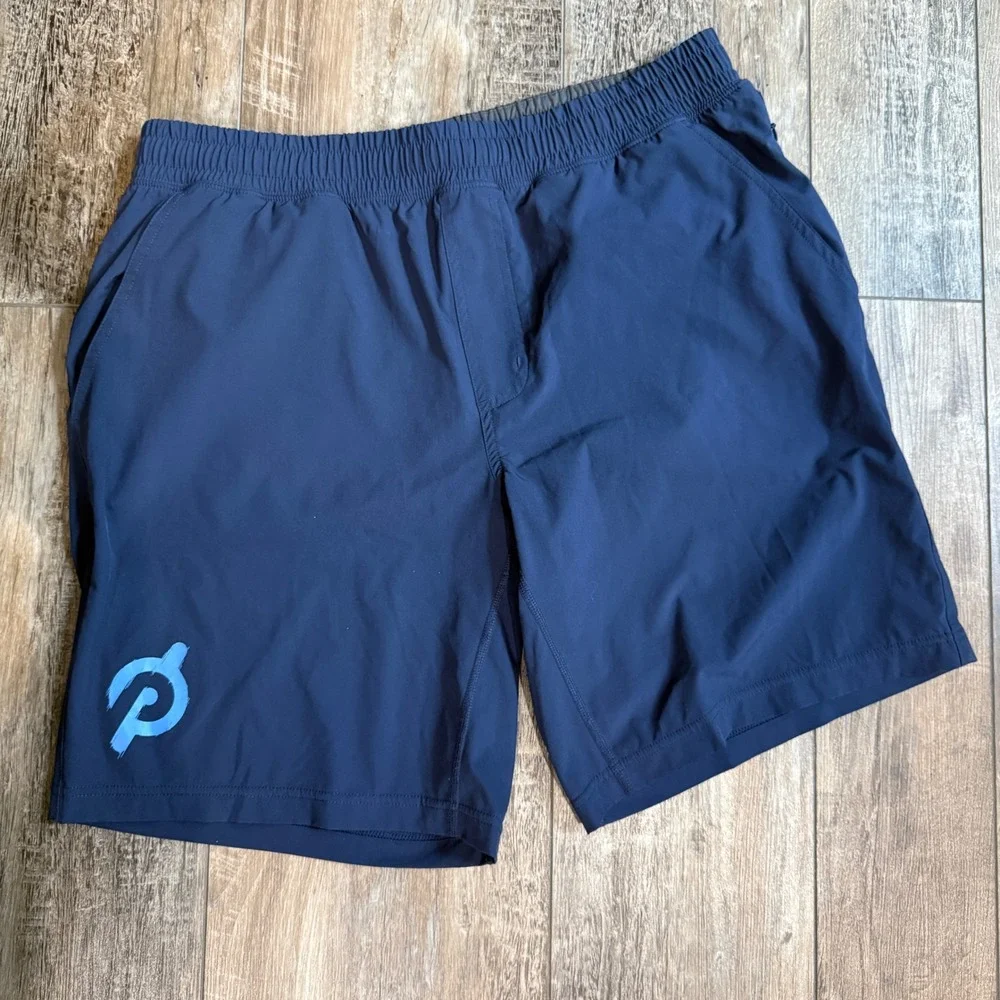 Rhone Peloton Shorts Mens L Navy Blue Athletic Workout Gym MAK-182
